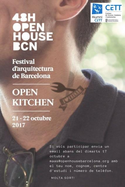#OpenKitchen com a nova secció del Festival 48 H Open House Barcelona, hi participes?